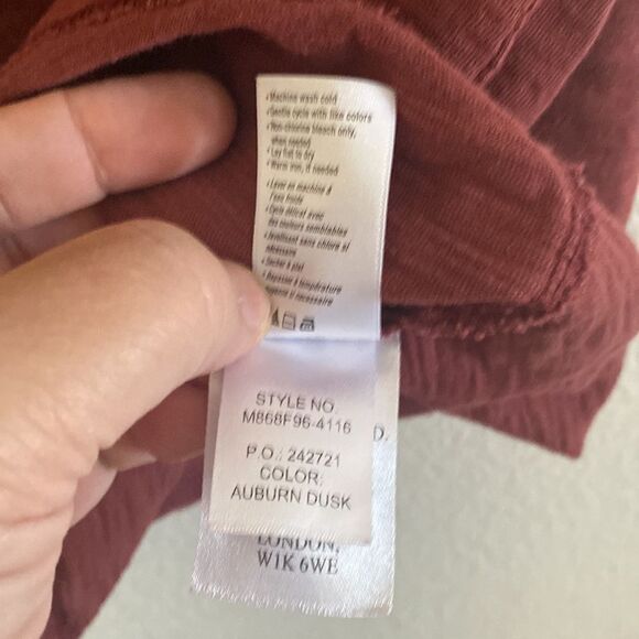 PAIGE Men’s 100% Cotton Auburn Dusk T Shirt with Front Pocket Size XL - Picture 5 of 5